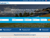 strona europodroze.pl podgląd bilety kolejowe po Polsce i Europie